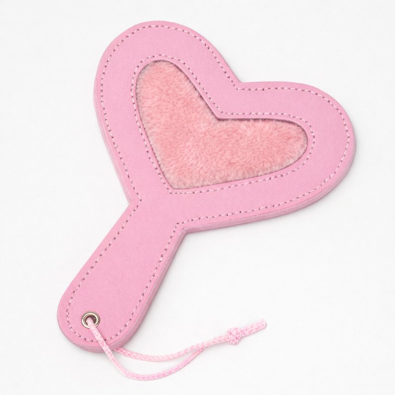 Furry heart paddle